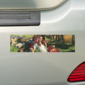 De Herder met zijn vriendin (door Holman Hunt) Bumpersticker (Op auto)