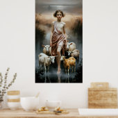 De Herder van Stille Wateren Poster (Keuken)