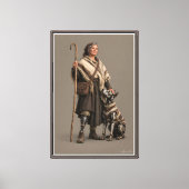 De Herderin Canvas Afdruk (Voorkant)