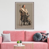 De Herderin Canvas Afdruk (Insitu (Woonkamer))