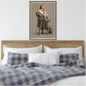 De Herderin Canvas Afdruk (Insitu (Slaapkamer))