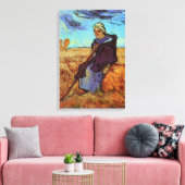 De herderin (naar Millet) door Vincent van Gogh Canvas Afdruk (Insitu (Woonkamer))