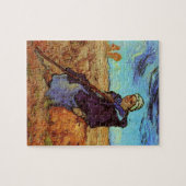 De herderin (naar Millet) door Vincent van Gogh Legpuzzel (Horizontaal)