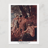 De herders van Arcadia door Nicolas Poussin Briefkaart (Voorkant)