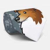 De Herdershond/de Collie van Shetland van de Stropdas (Opgerold)