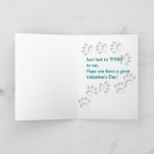 De Herdershond Sheltie Valentijns van Shetland Feestdagen Kaart (Binnen)