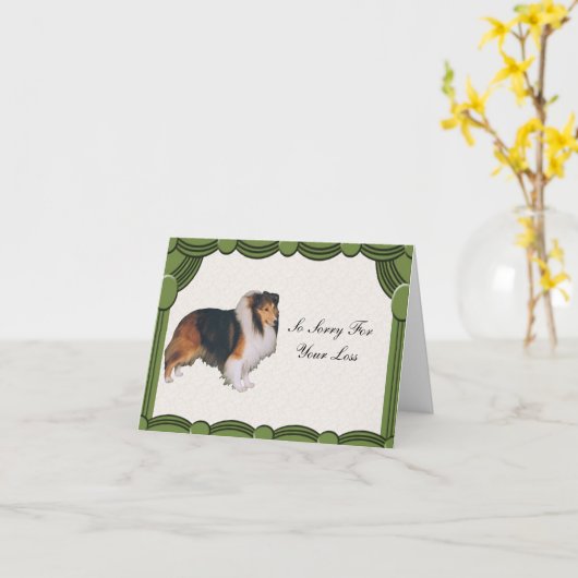 De Herdershond van Shetland, de Kaart van de (Gele Bloem)