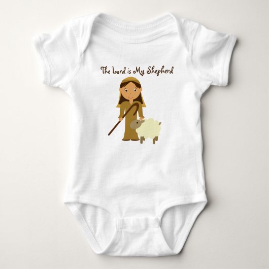 De Here is Mijn Herder Baby Shirt (Voorkant)