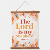 De Here is mijn herder Boho Christelijk Hangend Wandkleed (Voorkant)
