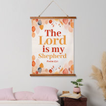 De Here is mijn herder Boho Christelijk
