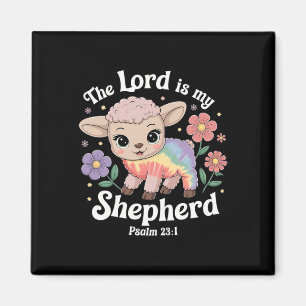 De Here is mijn herder Paas Christelijke Faith Bib Magneet