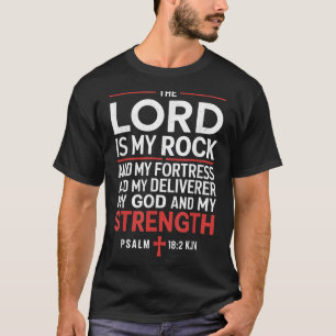 De Here is mijn rotsevangelie Christelijk Bid Gelo T-shirt
