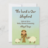 De Here is onze Herder Schaap Baby shower Uitnodig Kaart (Voorkant)