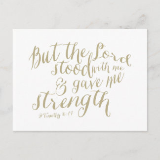 De Here stond met mij Briefkaart (2 Timotheüs 4:17