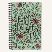 De Here verheugt zich in mij Notitieboek (Voorkant)