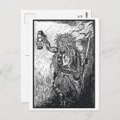 de heremiet briefkaart (Voorkant / Achterkant)