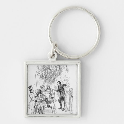 De heren Collins en Charlotte stonden beiden op de Sleutelhanger (Voorkant)