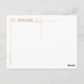 De heren Snowman en Crow Briefkaart (Achterkant)