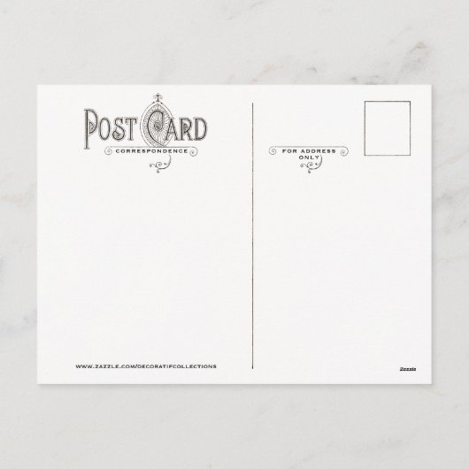 De heren Snowman en Crow Briefkaart (Achterkant)