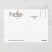 De heren Snowman en Crow Briefkaart (Achterkant)