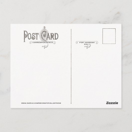 De heren Snowman en Crow Briefkaart (Achterkant)