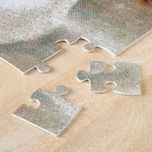 De heren Snowman en Crow Puzzle Legpuzzel (Zijkant)