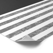 De heren Suit en Stropdas Gay Wedding Seating Plan Poster (Hoek)