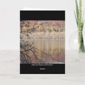 De herfst ~ 12 feestdagen kaart (Achterkant)