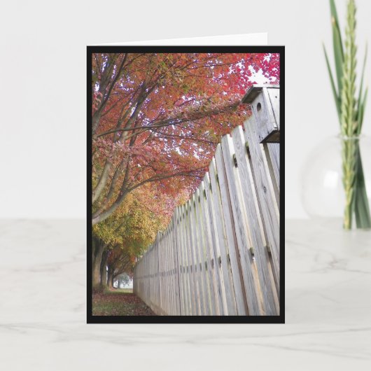 De herfst ~ 14 kaart (Voorkant)