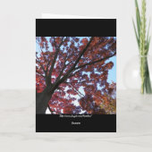 De herfst ~ 18 kaart (Achterkant)