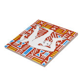 De Herfst, Abstract, Nederlandse Kijk, Personalise Tegeltje (Zijkant)