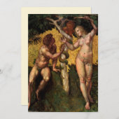 De Herfst Adam en Eva van Raphael Sanzio (Voorkant / Achterkant)