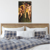 De Herfst Adam en Eva van Raphael Sanzio Canvas Afdruk (Insitu (Slaapkamer))