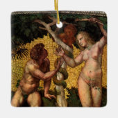 De Herfst Adam en Eva van Raphael Sanzio Keramisch Ornament (Voorkant)