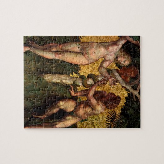 De Herfst Adam en Eva van Raphael Sanzio Legpuzzel (Horizontaal)