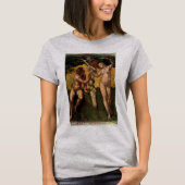 De Herfst Adam en Eva van Raphael Sanzio T-shirt (Voorkant)