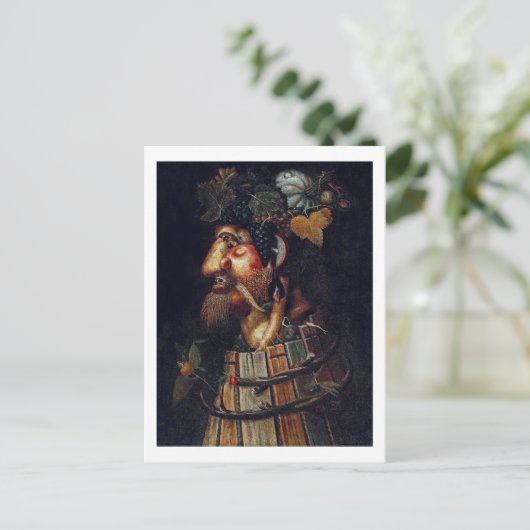 De herfst, Arcimboldo Briefkaart (Staand voorkant)