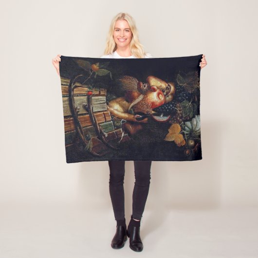 De herfst, Arcimboldo Fleece Deken (In situ)