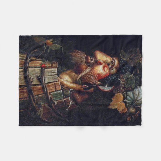 De herfst, Arcimboldo Fleece Deken (Voorkant (Horizontaal))