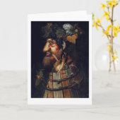 De herfst, Arcimboldo Kaart (Gele Bloem)