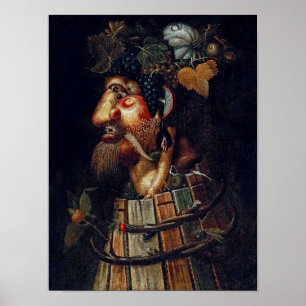 De herfst, Arcimboldo Poster
