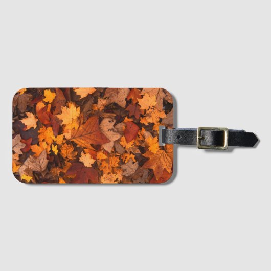 de herfst bagagelabel (Voorkant (horizontaal))
