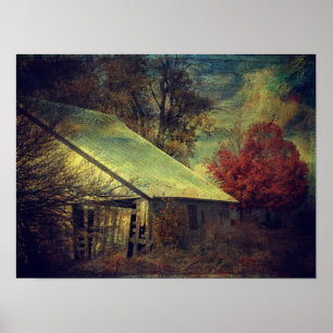 De Herfst Barn Poster