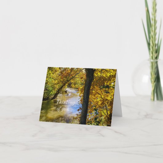 De herfst bij James River Bend denking van je Kaar Kaart (Voorkant)