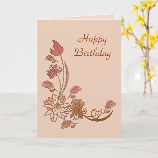 De herfst bloeit de Gelukkige Sjabloon van de (Gele Bloem)