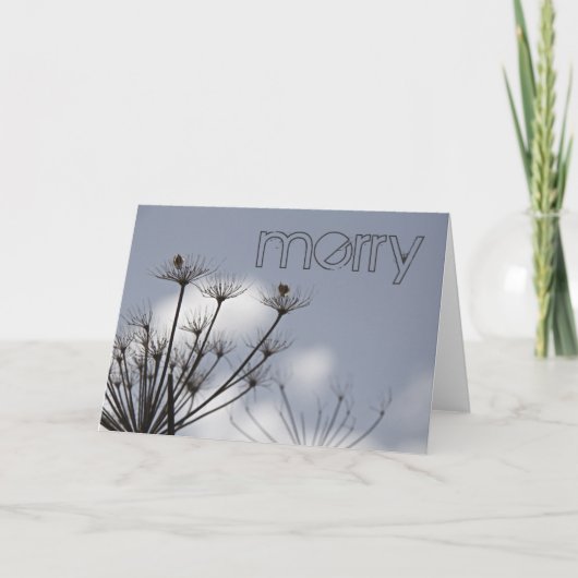 De herfst bloeit de Kaart van de Vakantie (Voorkant)