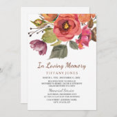 De herfst bloemen van de Herfst in het Behouden va Kaart (Voorkant / Achterkant)