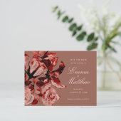 De herfst Botanische Maximalistische Band bewaart  Briefkaart (Staand voorkant)