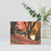 De herfst briefkaart (Staand voorkant)