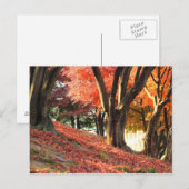 De herfst briefkaart (Voorkant / Achterkant)